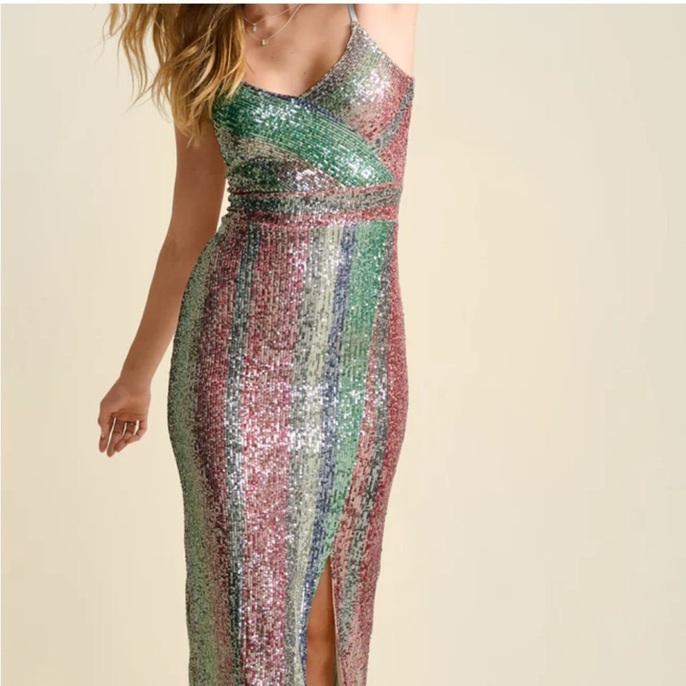 Sequin mid dress. Brand new, never worn.